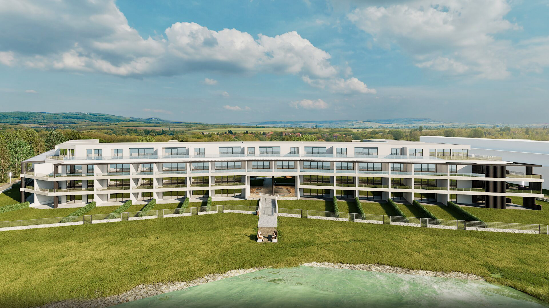 Új építésű balatonszemesi társasház – prémium vízparti lakások és üdülők panorámával