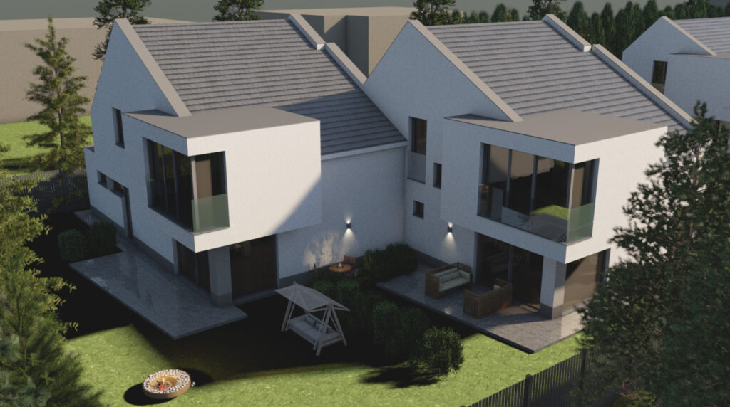 uj epitesu modern ikerhaz diosd 3d latvany felulrol